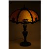 Image 7 : Salem Bros Slag Glass Table Lamp