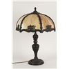 Image 8 : Salem Bros Slag Glass Table Lamp