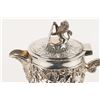 Image 3 : Repousse Silver Crystal Wine Carafe