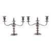 Image 1 : English Silverplated Candelabras