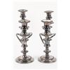 Image 6 : English Silverplated Candelabras