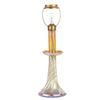 Image 1 : Tiffany Glass Candlestick Lamp