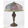 Image 8 : Pairpoint Reverse-Painted Table Lamp