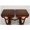 Image 2 : English Mahogany Side Tables