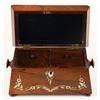 Image 8 : Inlaid Rosewood Tea Caddy