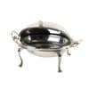 Image 1 : Silverplated Roll-Over Breakfast Dish