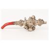 Image 5 : Sterling Silver and Coral Rattle Whistle