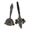 Image 1 : Repousse Sterling Silver Baby Rattles