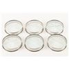 Image 4 : Sterling Silver & Cut Glass Coasters