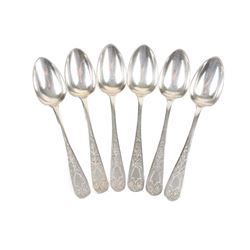 Carl Steyl Silver Dessert Spoon Set