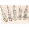 Image 2 : Wallace Sterling Silver Dessert Spoons