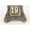 Image 2 : Sterling Silver Desk Calendar
