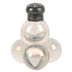 Iridescent Three-ball Inkwell