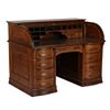 Image 1 : Oak Roll-Top Office Desk