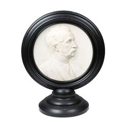 Joseph Boehm, Marble Portrait of H.C.R Becher