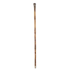 Sterling Silver Owl Head Bamboo Cane