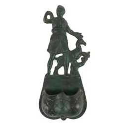 Cast Iron Figural Match Holder