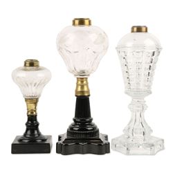 Early Whale Oil Lamps