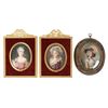 Image 1 : Three (3) Portrait Miniatures