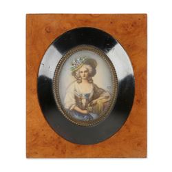 Signed Portrait Miniature