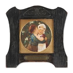 German Cabinet Painting