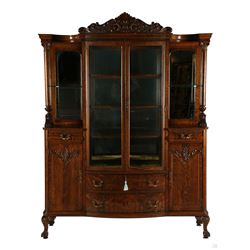 McLagan Carved Oak Cabinet