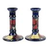 Image 1 : Moorcroft Pottery Candlesticks