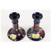 Image 2 : Moorcroft Pottery Candlesticks