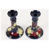 Image 4 : Moorcroft Pottery Candlesticks