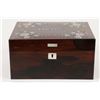 Image 2 : Inlaid Rosewood Cigar Humidor