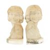 Image 1 : Art Deco Marble Figural Bookends