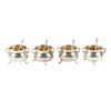 Image 1 : Sterling Silver Cauldron Salts & Spoons