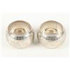 Image 8 : Sterling Silver Salt Cellars & Napkin Rings