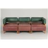 Image 2 : Mid-Century Leather Sectional Couch
