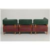 Image 8 : Mid-Century Leather Sectional Couch