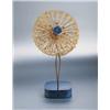 Image 1 : A GOLD AND LAPIS LAZULI DANDELION TIMEPIECE, CA. 1970