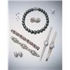 Image 1 : A FINE SINGLE STRAND TAHITIAN CULTURED PEARL NECKLACE