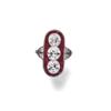 Image 1 : A DIAMOND AND RUBY RING
