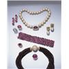 Image 1 : A SET OF GOLD, TOURMALINE AND SAPPHIRE JEWELRY