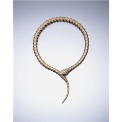 A FINE AND striking YELLOW DIAMOND, DIAMOND, CARNELIAN AND ONYX SNAKE NECKLACE