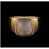 Image 2 : Fred of Paris Pain De Sucre Chalcedony and Diamond Ring - 18KT Yellow Gold