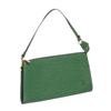 Image 2 : Louis Vuitton Green Epi Leather Pochette Shoulder Bag