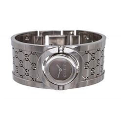 Gucci Stainless Steel Twirl Collection Bangle Bracelet Watch
