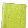 Image 6 : MCM Lime Green Croc Embossed Passport Holder