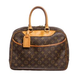 Louis Vuitton Monogram Canvas Leather Deauville Doctor Bag