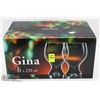 Image 1 : 6PC GINA 230ML GLASSES
