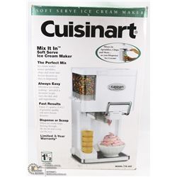 CUISINART SOFT SERVE ICE CREAM MAKER