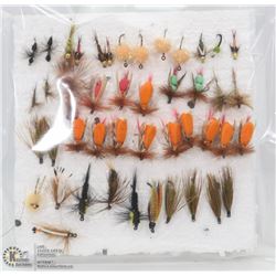 45 ASSORTED FLY FISHING FLIES