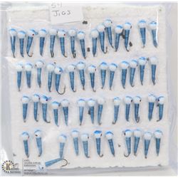 54 ASSORTED FLY FISHING JIGS
