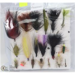 19 ASSORTED FLY FISHING FLIES